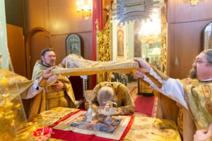 Божественная литургия в храме Сошествия Святого Духа г. Саратова