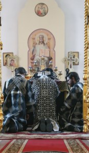 Литургия Преждеосвященных Даров в храме в честь Казанской иконы Божией Матери г.Саратова