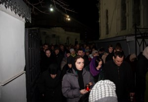 Утреня Великой Субботы с Чином погребения в храме в честь Сошествия Святого Духа г. Саратова