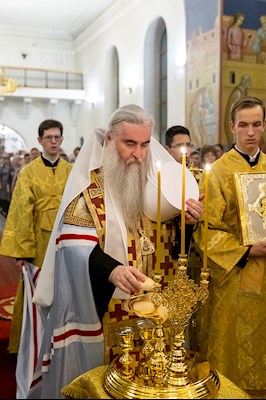 Всенощное бдение в Свято-Никольском мужском монастыре г. Саратова
