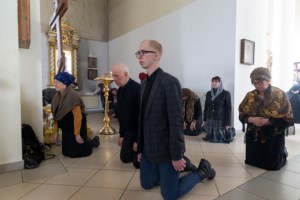 Литургия Преждеосвященных Даров в Свято-Троицком кафедральном соборе г. Вольска