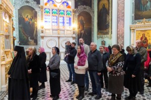 Литургия Преждеосвященных Даров в храме в честь Сошествия Святого Духа г. Саратова