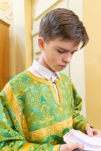 Божественная литургия в храме в честь Покрова Пресвятой Богородицы г. Саратова