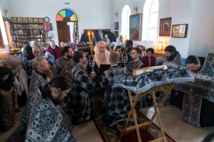 Пассия в храме в честь Успения Божией Матери г.Вольска