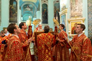 Всенощное бдение в храме Сошествия Святого Духа г. Саратова