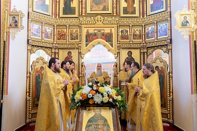 Божественная литургия в Свято-Иоанновском женском монастыре с. Алексеевка Хвалынского района