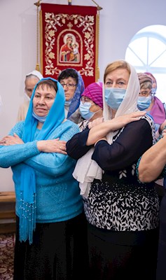 Митрополит Игнатий совершил Божественную литургию в храме в честь иконы Божией Матери «Скоропослушница» г. Шиханы Вольского района