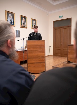 Митрополит Игнатий посетил защиту выпускных работ в СПДС