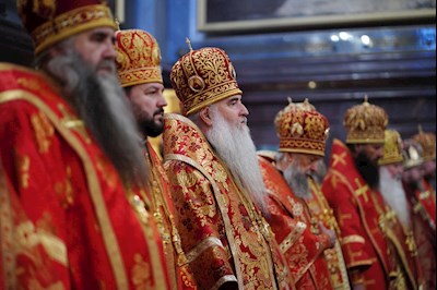 Митрополит Игнатий принял участие в Божественной литургии и торжествах в день тезоименитства Святейшего Патриарха Кирилла