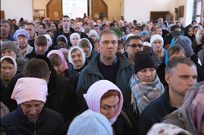 Митрополит Игнатий возглавил соборное архиерейское богослужение в Казанском храме г. Саратова