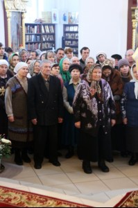 Божественная литургия в храме во имя святого великомученика Георгия Победоносца города Саратова