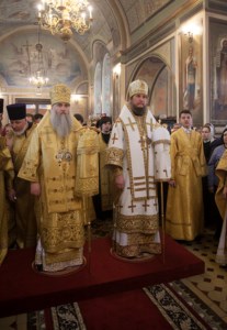 Божественная литургия в Свято-Троицком кафедральном соборе г. Покровска