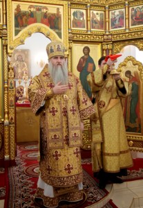 Божественная литургия в Свято-Иоанновском женском монастыре села Алексеевка Хвалынского района