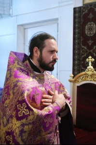 Божественная литургия и панихида в храме во имя Всех Святых, в земле Российской просиявших г. Саратова