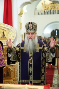 Божественная литургия в храме в честь Рождества Христова г.Саратова