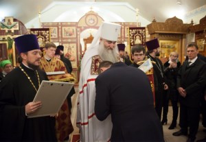 Всенощное бдение в храме во имя священномученика Космы Саратовского г. Саратова