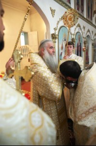 Божественная литургия в храме в честь Покрова Пресвятой Богородицы р.п. Новые Бурасы