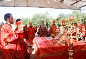 Божественная литургия в Вавиловом Доле