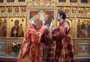 Божественная литургия в Свято-Алексиевском женском монастыре г. Саратова