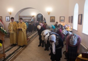 Великое освящение храма во имя святителя Иоанна Златоуста в п. Зональный г.Саратова