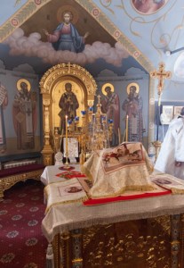 Божественная литургия и крещение оглашенных в Свято-Троицком кафедральном соборе Саратова