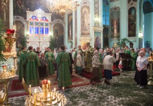 Всенощное бдение в храме Сошествия Святого Духа г. Саратова