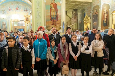 Всенощное бдение в Покровском храме г. Саратова