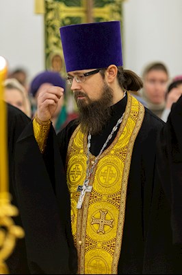 Всенощное бдение в храме святителя Спиридона Тримифунтского г. Саратова