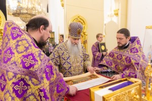 Божественная литургия в храме святителя Спиридона Тримифунтского г. Саратова