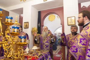 Божественная литургия в храме во имя святой великомученицы Екатерины г. Саратова