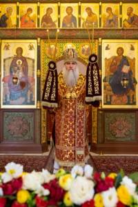 Всенощное бдение на Архиерейском подворье — храме в честь иконы Божией Матери «Утоли моя печали» г. Саратова