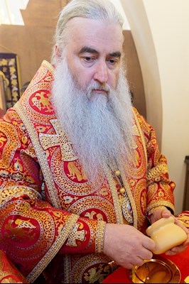 Божественная литургия в храме Воскресения Христова г. Саратова