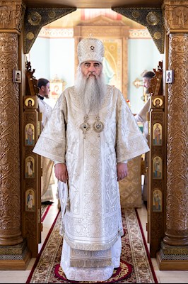 Божественная литургия в Вознесенско-Пантелеимоновском храме с. Усть-Курдюм Саратовского района