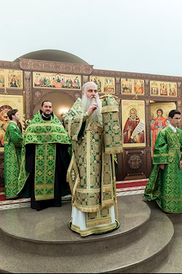 Всенощное бдение в храме преподобного Сергия Радонежского г. Саратова