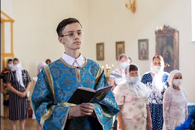 Всенощное бдение в храме в честь Казанской иконы Божией Матери р.п. Татищево