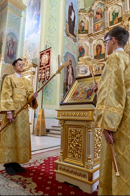Всенощное бдение в храме Покрова Пресвятой Богородицы г. Саратова