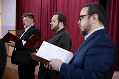 Архиерейский хор выступил в Балашовской епархии