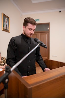Митрополит Игнатий посетил защиту выпускных работ в СПДС