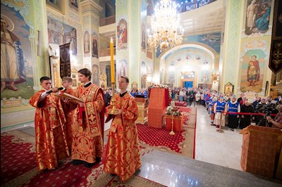 В Саратове встретили мощи святого великомученика Георгия Победоносца
