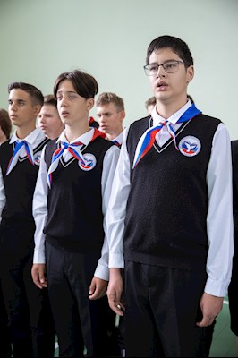 Православные гимназисты торжественно принесли присягу, вступая в «Дружину святого благоверного князя Александра Невского»