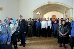 Литургия Преждеосвященных Даров в храме в честь Казанской иконы Божией Матери р.п.Татищево