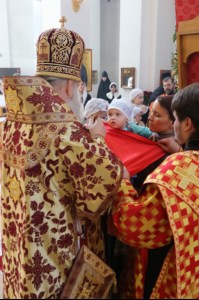 Божественная литургия в Свято-Алексиевском женском монастыре г. Саратова