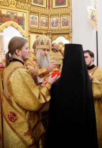 Божественная литургия в Свято-Иоанновском женском монастыре села Алексеевка Хвалынского района