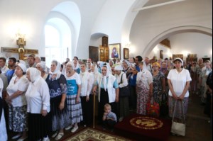 Божественная литургия в Спасо-Преображенском мужском монастыре г. Саратова