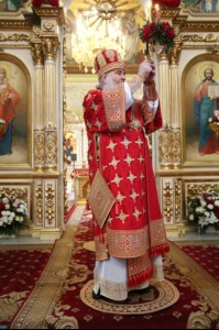 Пасхальная вечерня в храме Покрова Пресвятой Богородицы г.Саратова