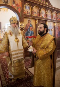 Божественная литургия в храме во имя святителя Николая Японского г. Саратова