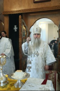 Божественная литургия в храме во имя святого равноапостольного великого князя Владимира г. Саратова