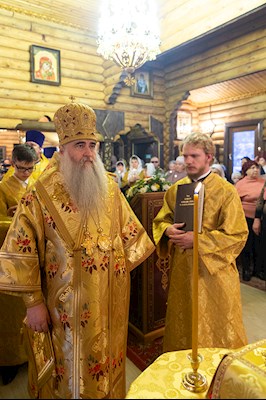 Митрополит Лонгин совершил Великое освящение храма Преображения Господня р.п. Соколовый