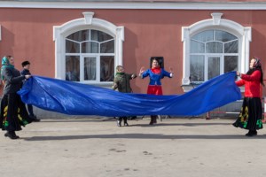 На территории Покровского храма г. Саратова прошел зимний праздник