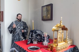 Литургия Преждеосвященных Даров в Свято-Троицком кафедральном соборе г. Вольска